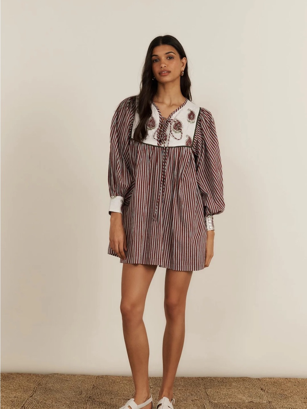 Maria Delaorden Maquis Dress - Plum Size Small